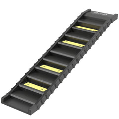 PawHut Dog Stairs for Car Truck SUV, Foldable Dog Ramp for Large Medium Small Dogs, Black