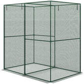Outsunny 6' x 4' x 6' Crop Cage, Plant Protection Tent with Zippered Doors for Vegetable Garden, Backyard, Green