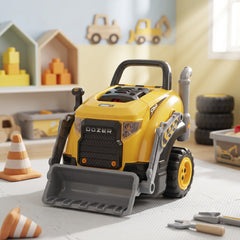 Qaba Truck Engine Toy, Kids Mechanic Repair Set with Spray, Lights, Sounds, Educational Excavator Gifts for 3-6 Years