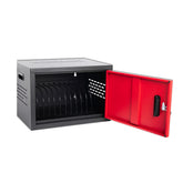 12 Bay Charging Cabinet for Laptop,Chromebook, Locking Charging Station-BLACK