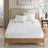1-Piece King Heated Mattress Pad,White
