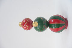 Classic Stacked Christmas Ball Decoration