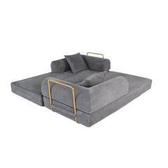 2-in-1 Foldable Sofa Bed (75")