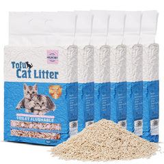 FEELING BEST Tofu Cat Litter - OR1 (Original) - 6 Pack