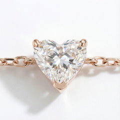 Heart Radiance 18K Yellow Gold Lab-Grown Diamond Bracelet
