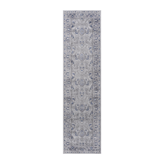 MARFI Collection 2X8 Grey / Blue / Oriental Runner Rug