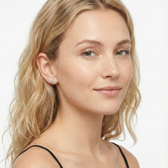 Twin Radiance 18K Yellow Gold Lab-Grown Diamond Stud Earrings