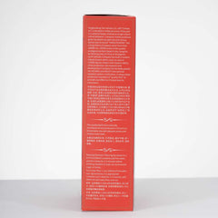Tall red box with text on a white background