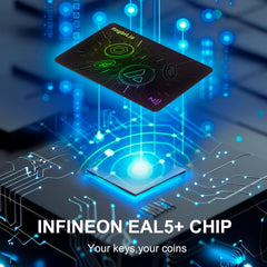 NFC Crypto Cold Wallet Card – Secure Element, Waterproof, Multi-Currency