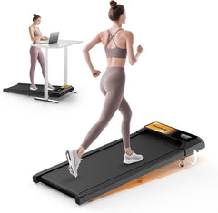 Walking Pad Treadmill with Incline,Walking Pad 2.5HP for Home and Office, 265Lbs Weight Capacity,Treadmill with APP &Remote Control, LED Display