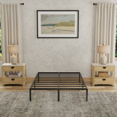 Modern Full Steel Black Platform Foundation