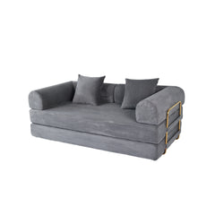 2-in-1 Foldable Sofa Bed (75")