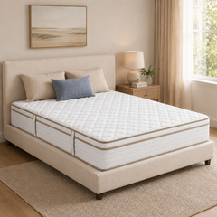 Furni 12 Inch Hybrid Mattress – Individually Wrapped Coils, Cooling Comfort, Multiple Sizes