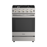Idaho 24 inch Silver Full Gas Range Freestanding
