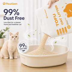 Pawtizen Natural Tofu Cat Litter 5.5LB(2.5KG) Original | Unscented