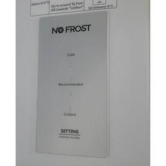 Whitehouse 30 inch Stainless Steel Refrigerator with Top-Freezer