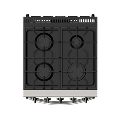 Idaho 24 inch Silver Full Gas Range