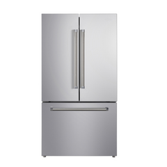 Yukon 36 inch Silver French-Door Counter-Depth Refrigerator