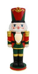 LED Timer Large Blow Mold Nutcracker B/Op