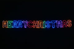 LED Rlight Merry Christmas Rainbow 2in1