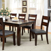 DICKINSON I Dark Cherry Dining Table w/ 18 Leaf