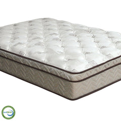 Lilium White/Brown 13" Euro Pillow Top Mattress
