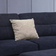 Diego 100"W Black Fabric Sectional Sofa with Right Facing Chaise, Storage Ottoman, and 2 Accent Pillows