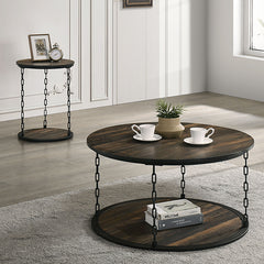 Ophira 3 Pc. Table Set Brown