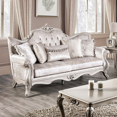 Acapulco White & Espresso Sofa