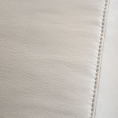 Bienne Loveseat Manual Recliner White & Black