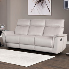 Bienne Sofa Manual Recliner White & Black