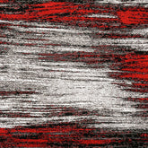 Sivas Area Rug Black and Red