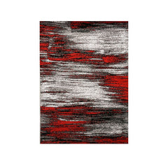 Sivas Area Rug Black and Red