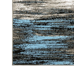 Sivas Gray/Blue Area Rug