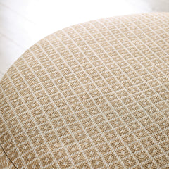 STEPHNEY Ottoman, Gray/Gold