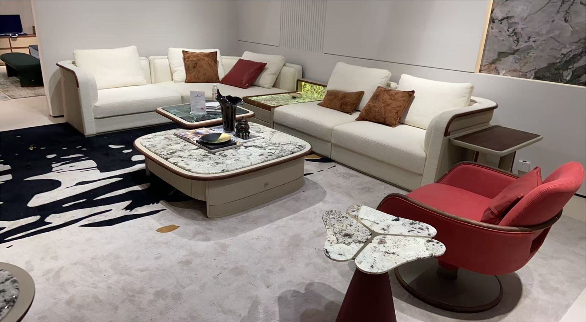 Luxury Living Room Furniture Set — 12 Pieces—Preorder