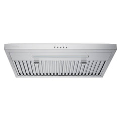 Charlotte 30 inch Silver Under-Cabinet Range Hood