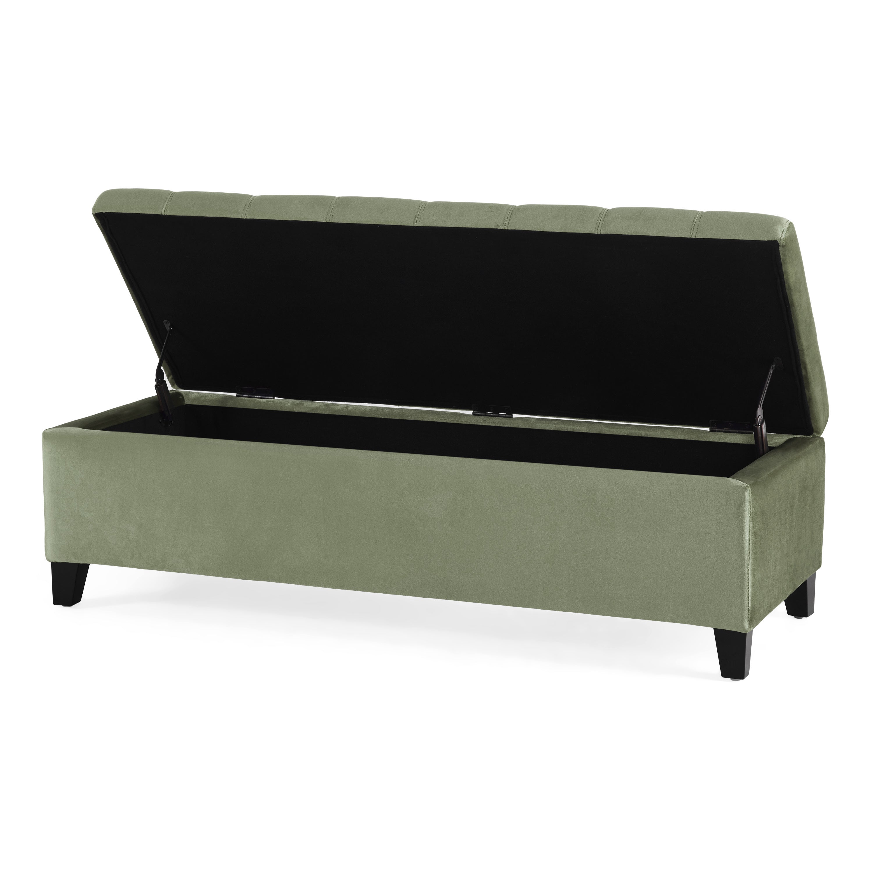 Storage Ottoman,Rectangular Ottoman Bench,Upholstered Storage Bench,Foot Rest for Living Room, Entryway and Bedroom,
