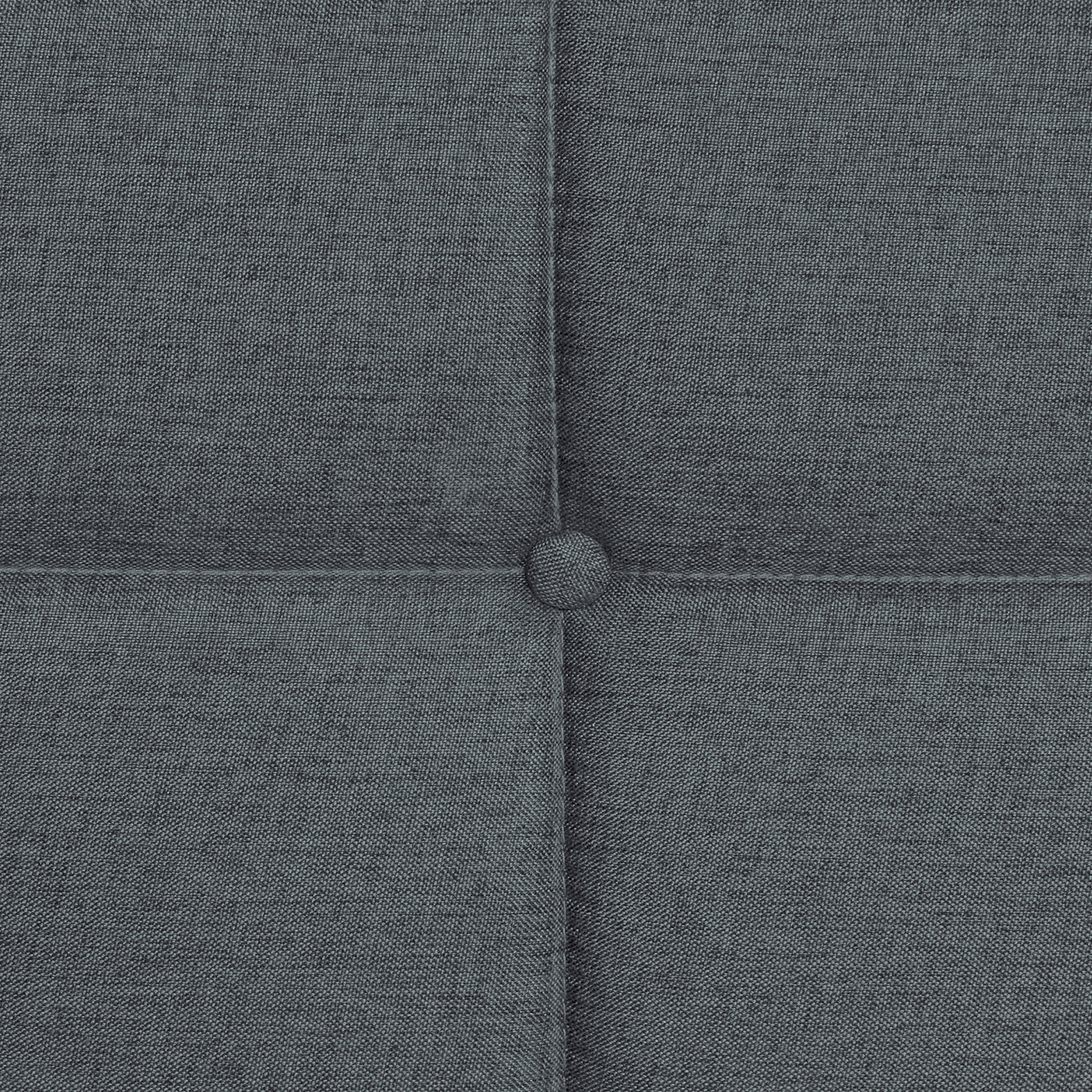 Queen Size Upholstered Platform Bed Frame with Modern Button Tufted Linen Fabric Headboard, No Box Spring Needed, Wood Slat Support, Easy Assembly, Drak Grey