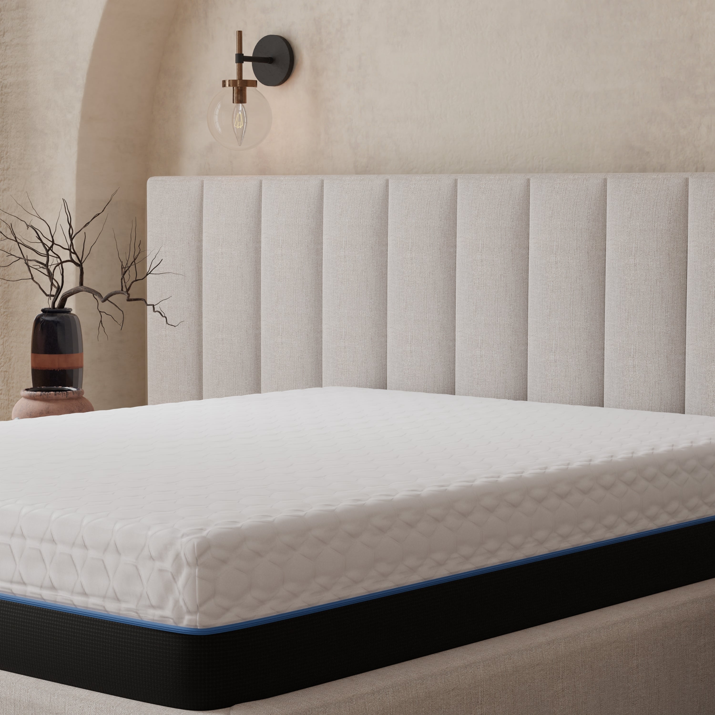 Copper Infused 12 Inch Soft Memory Foam King Mattress