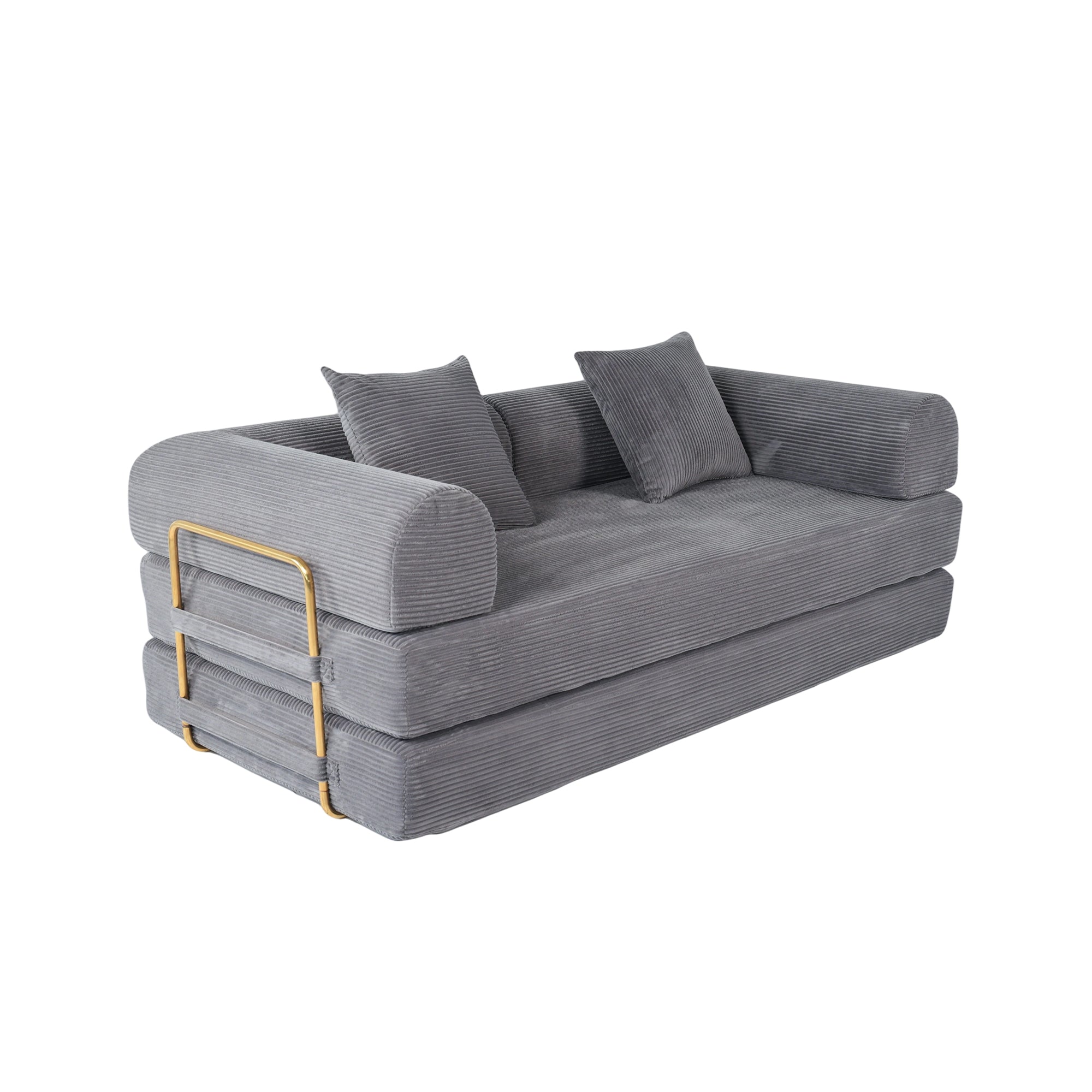 2-in-1 Foldable Sofa Bed (75")