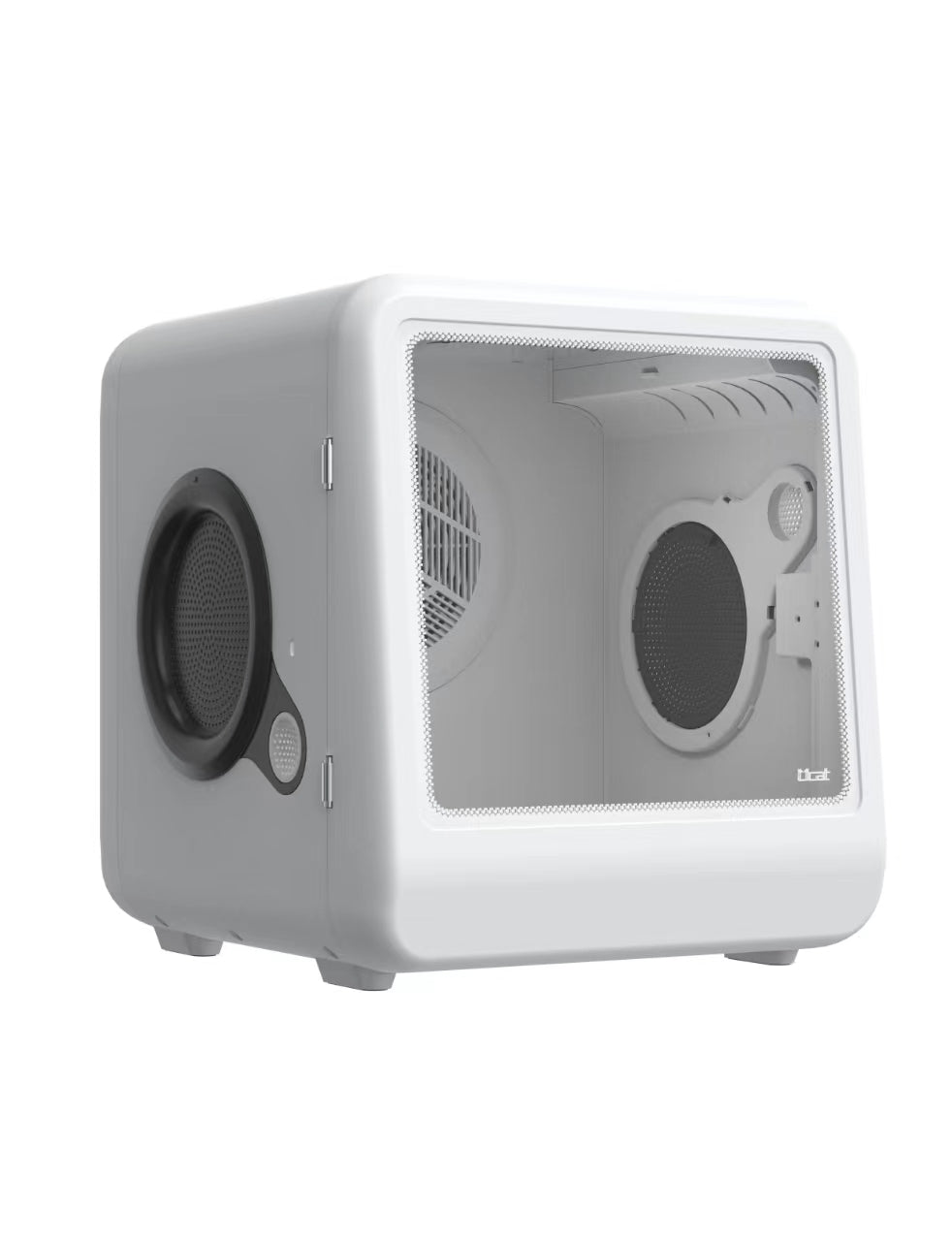 Pet Dryer Room for Cats & Dogs, Cream White