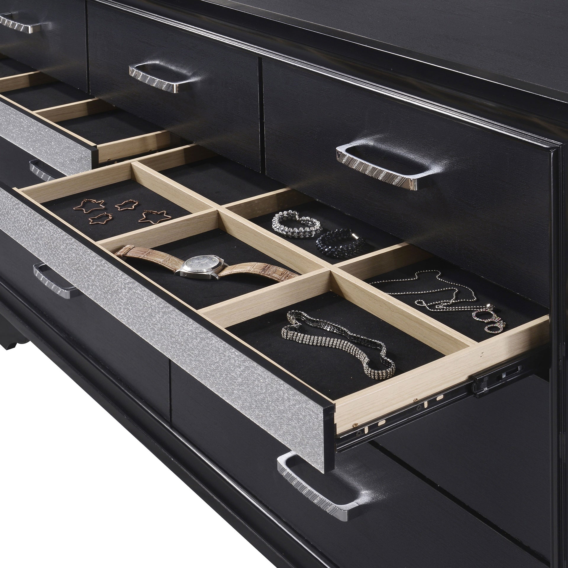 Annie Black 9-drawer Dresser