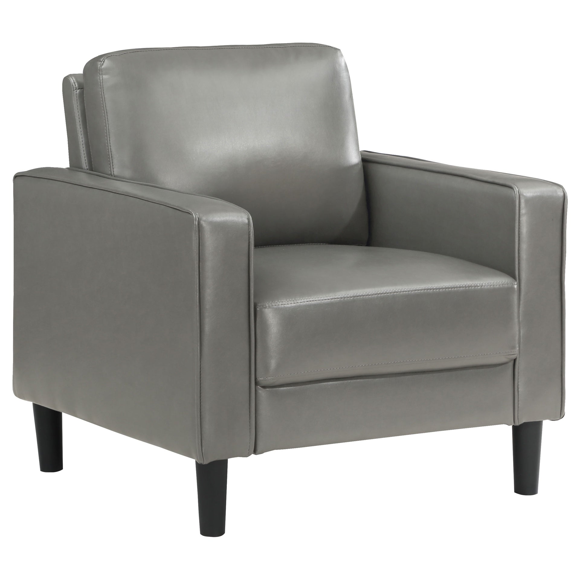 Farallone Grey 3-piece Track Arm Sofa Set