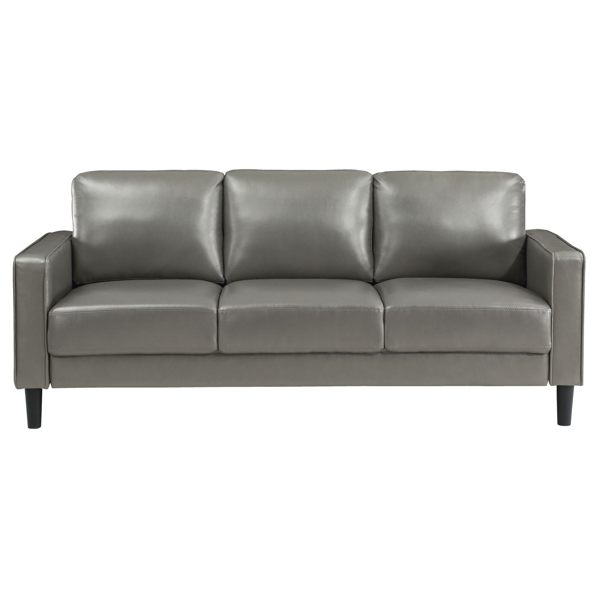 Farallone Grey 3-piece Track Arm Sofa Set