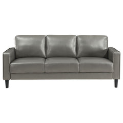 Farallone Grey 3-piece Track Arm Sofa Set