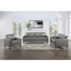 Farallone Grey 3-piece Track Arm Sofa Set