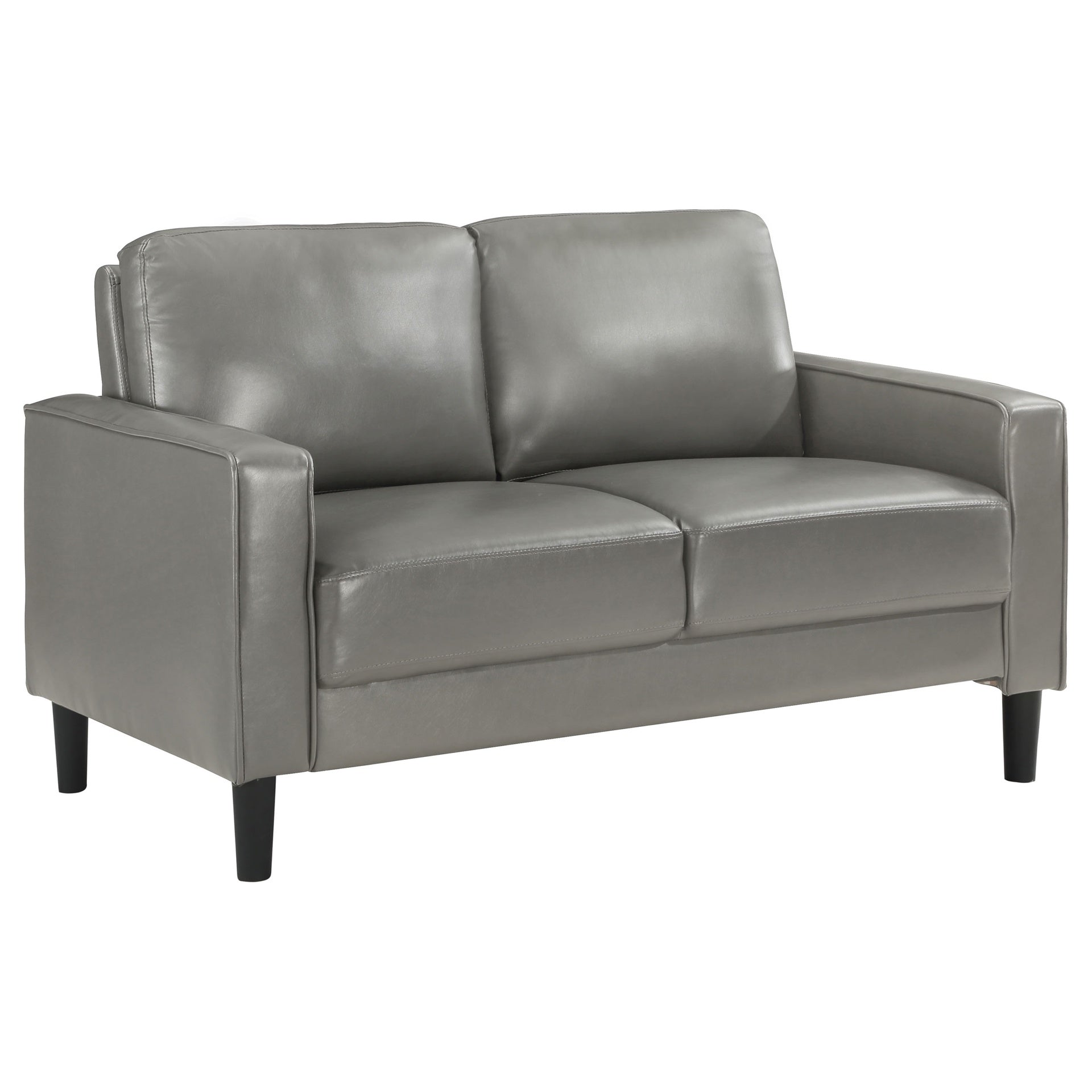 Farallone Grey 3-piece Track Arm Sofa Set