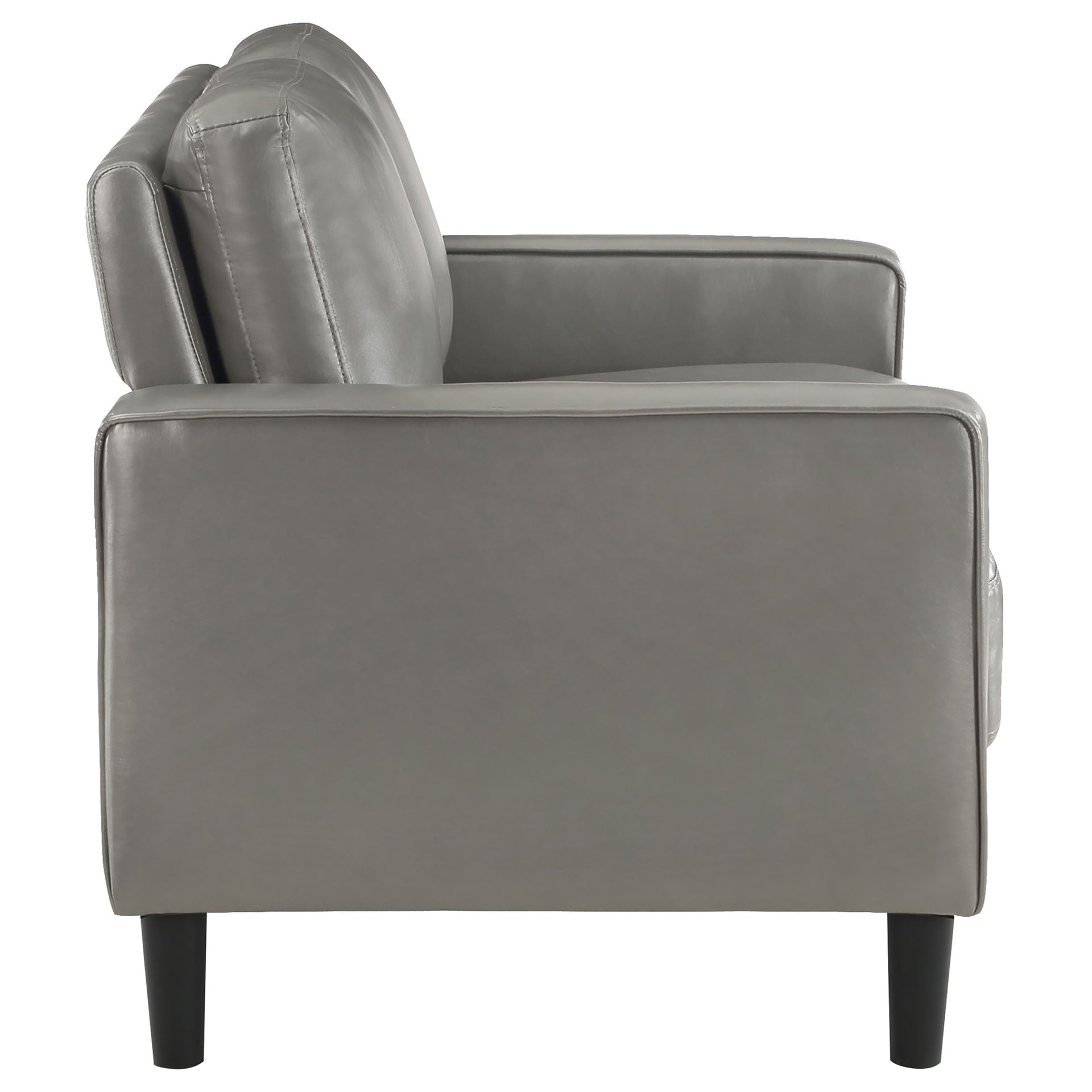 Farallone Grey 3-piece Track Arm Sofa Set