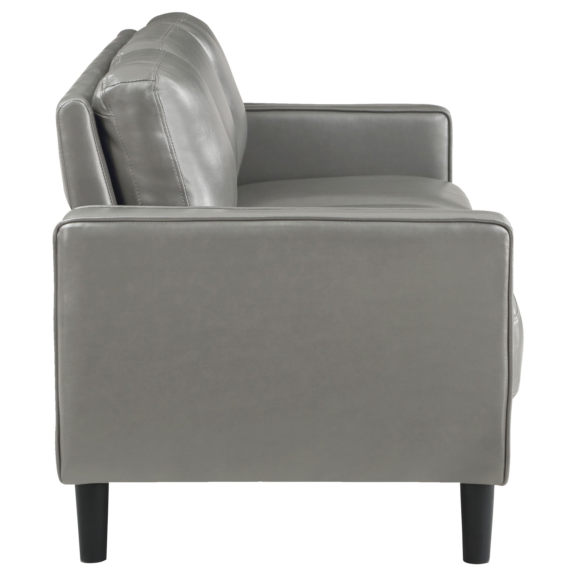 Farallone Grey 3-piece Track Arm Sofa Set